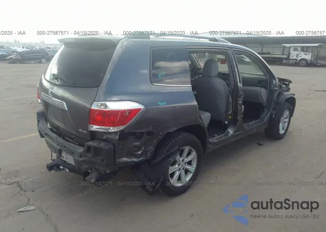2012 Toyota Highlander from USA, damaged, VIN 5TDBK3EH6CS125671